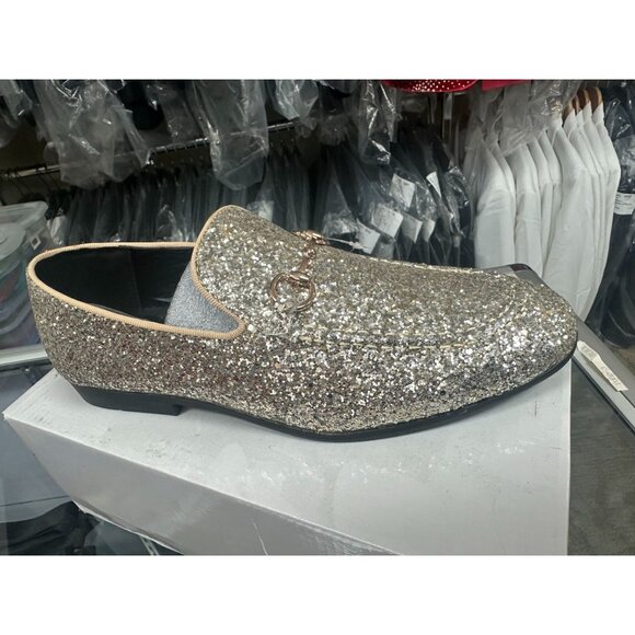 NIB Men's Bravo Prom Party Dress Loafer, Gold LAST ONE 9M - Picture 5 of 7